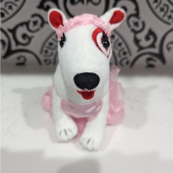 Target Dog Plush Ballet Dog Stuffed Toy 6" Bullseye Rare - Picture 3 of 7